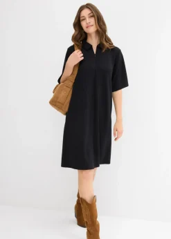 New Vestido tipo polo de neopreno suave Mujer Esenciales|Vestidos
