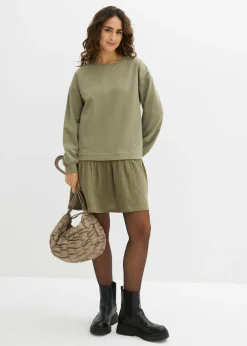 Best Vestido tipo sudadera con falda Mujer Ropa Cómoda|Vestidos
