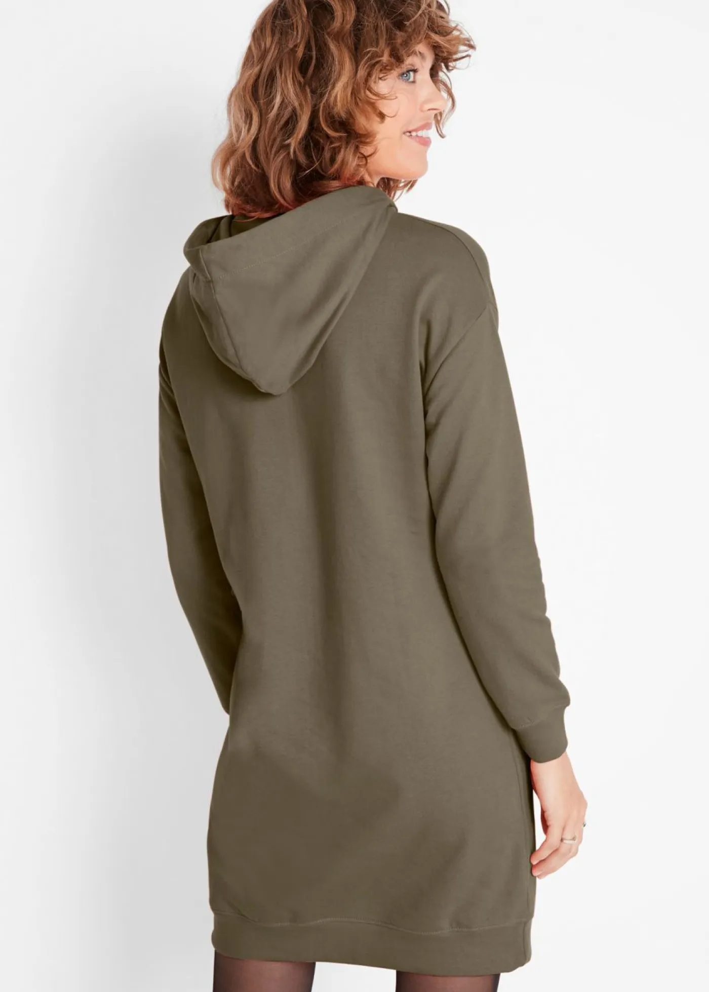New Vestido tipo sudadera de algodón puro Mujer Básicos|Ropa Cómoda