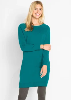 Vestido tipo sudadera de felpa suave Mujer Básicos|Ropa Cómoda