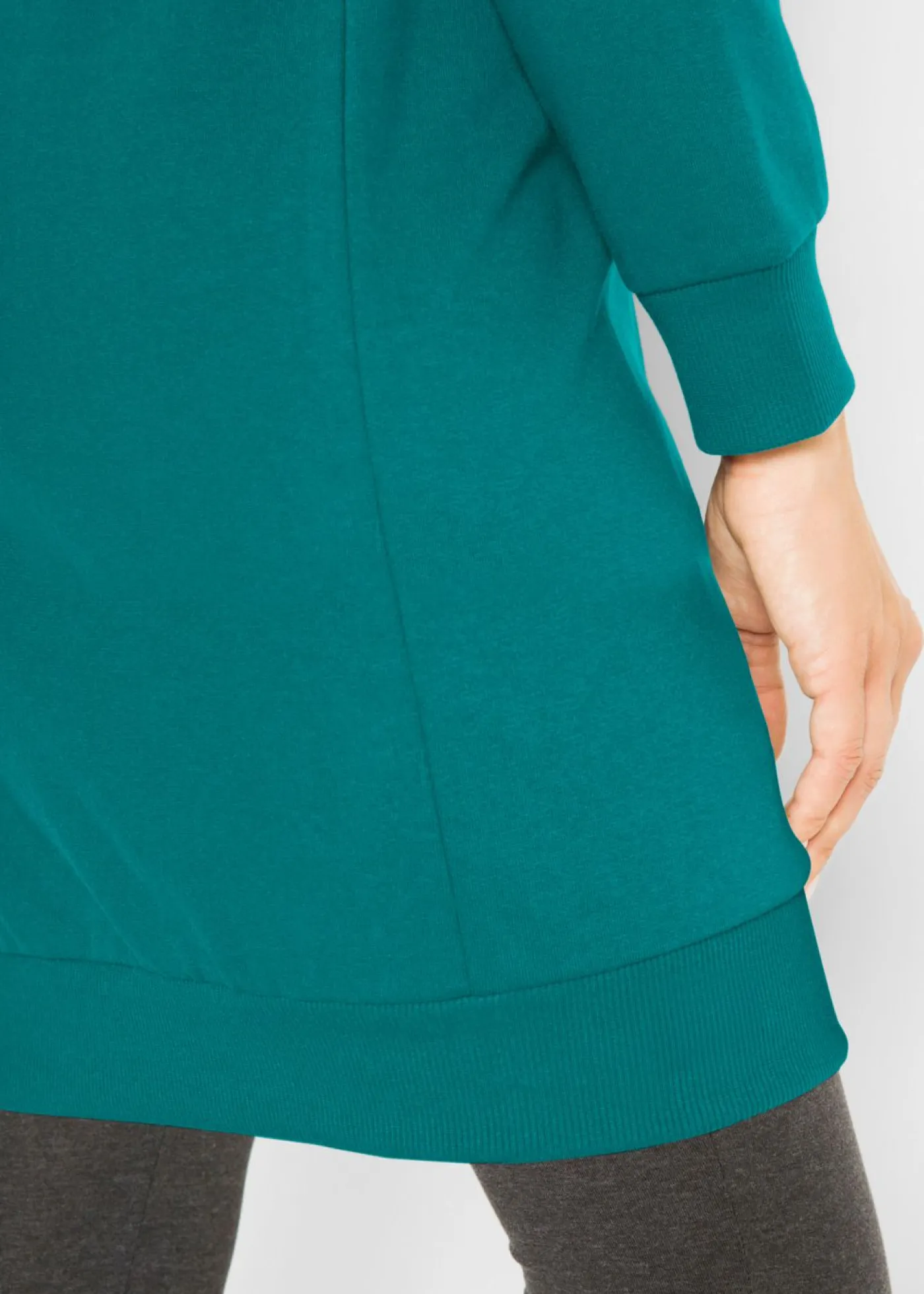 Vestido tipo sudadera de felpa suave Mujer Básicos|Ropa Cómoda