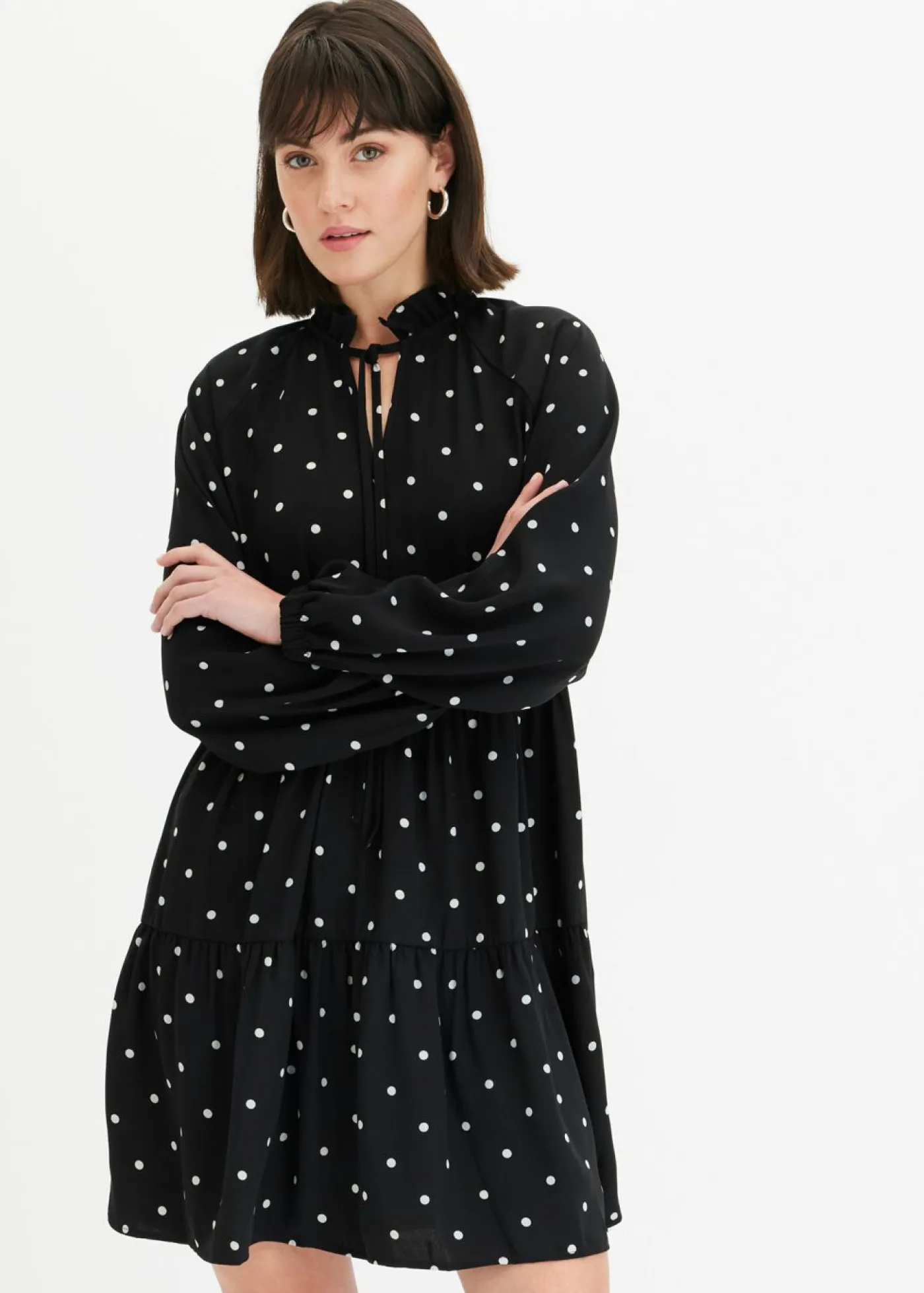 New Vestido tipo túnica con lazo Mujer Vestidos