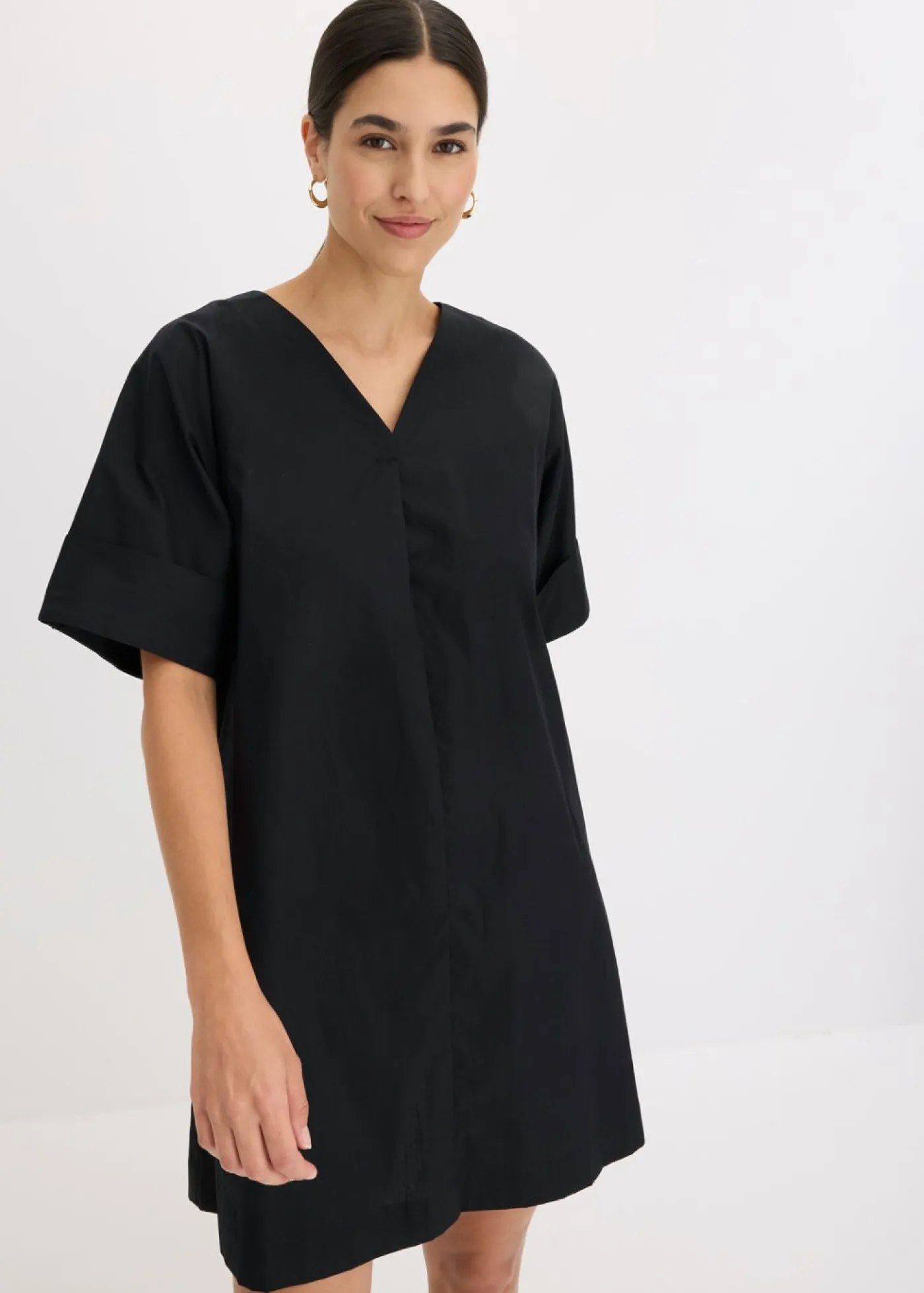 Hot Vestido tipo túnica de algodón orgánico puro Mujer Esenciales|Vestidos