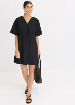Hot Vestido tipo túnica de algodón orgánico puro Mujer Esenciales|Vestidos