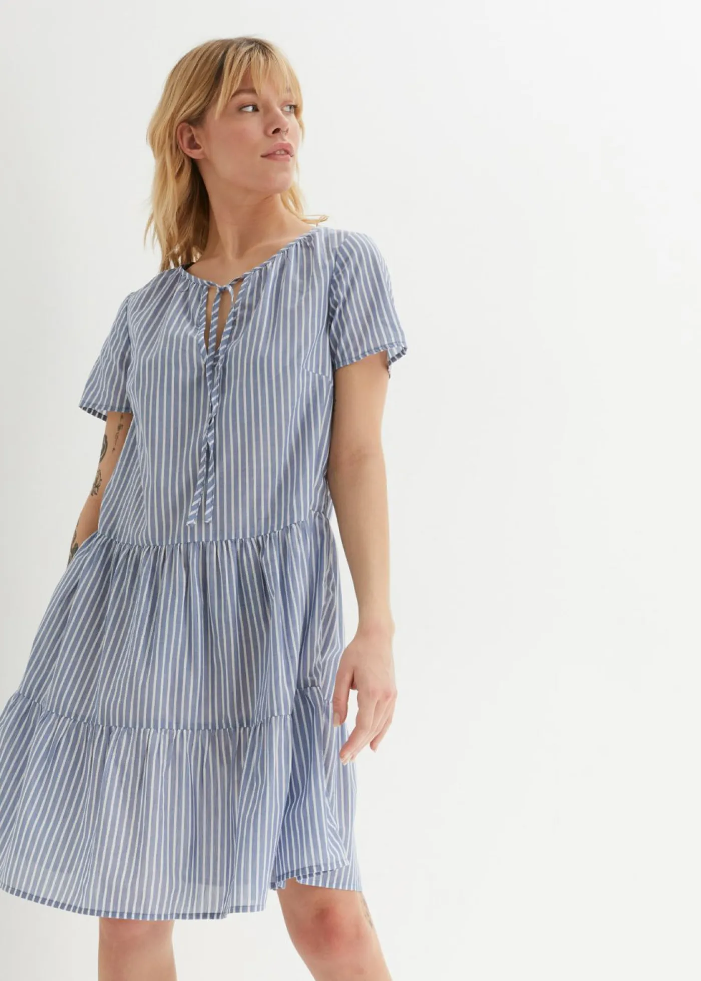 Vestido tipo túnica de algodón puro para verano Mujer Vestidos
