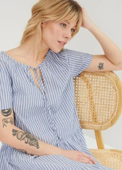 Vestido tipo túnica de algodón puro para verano Mujer Vestidos