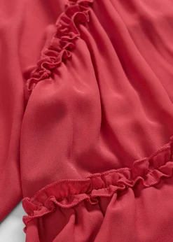 Online Vestido tipo túnica de gasa estructurada Mujer Vestidos|Novedades