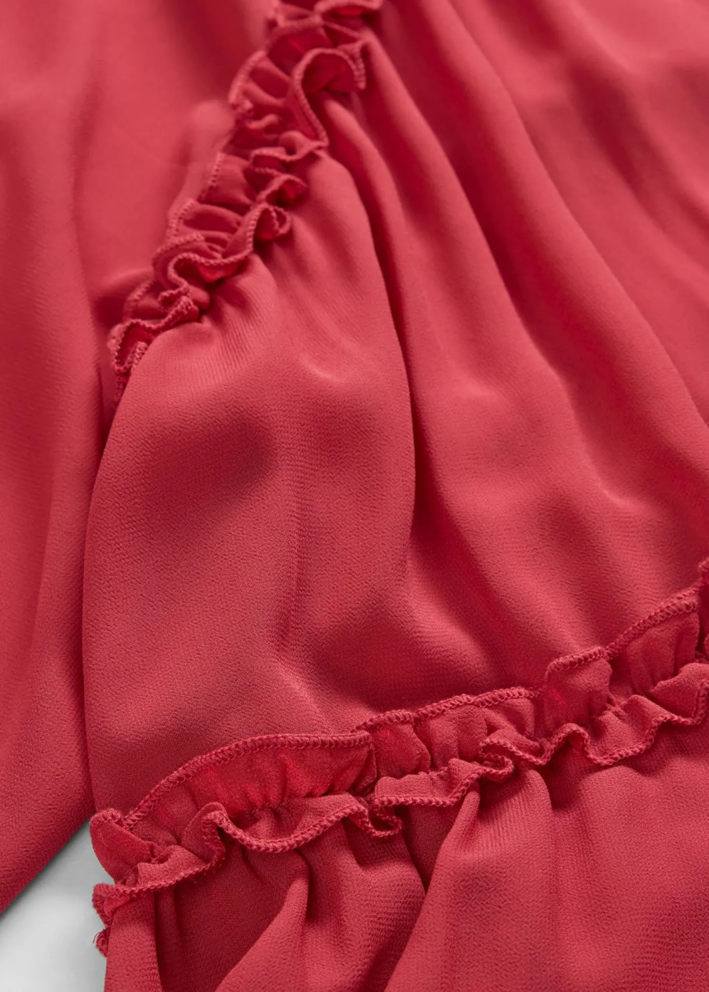 Online Vestido tipo túnica de gasa estructurada Mujer Vestidos|Novedades