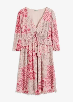Discount Vestido tipo túnica de malla estampada Mujer Vestidos
