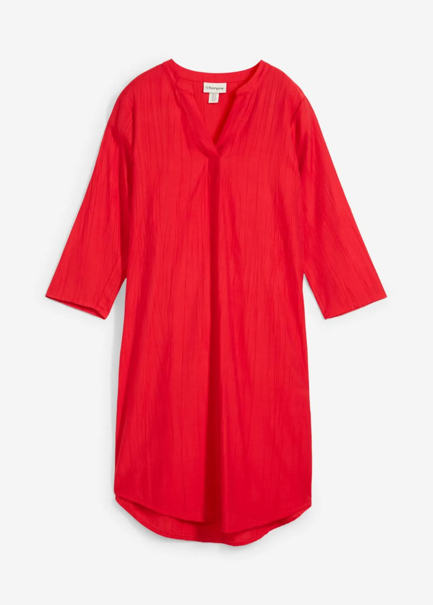 Online Vestido tipo túnica de mezcla de viscosa con efecto estructurado Mujer Vestidos