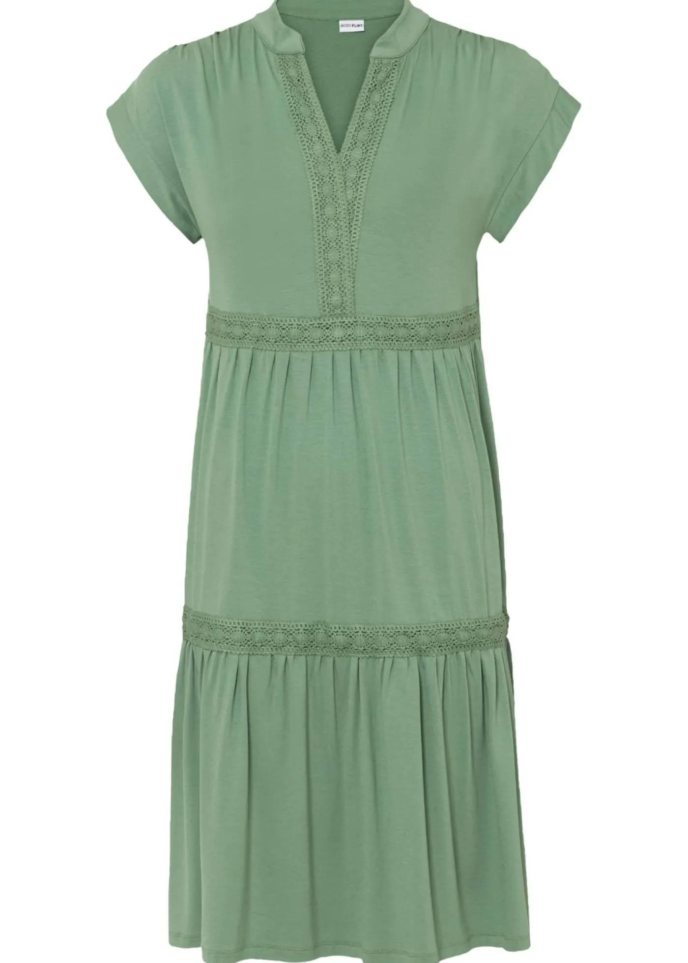 Sale Vestido tipo túnica de mezcla de viscosa suave Mujer Vestidos