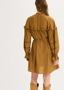 Hot Vestido tipo túnica de mezcla de viscosa fina Mujer Vestidos