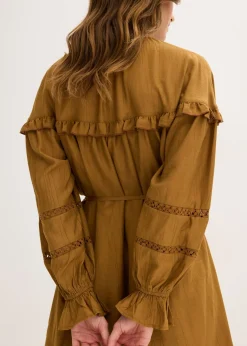 Hot Vestido tipo túnica de mezcla de viscosa fina Mujer Vestidos