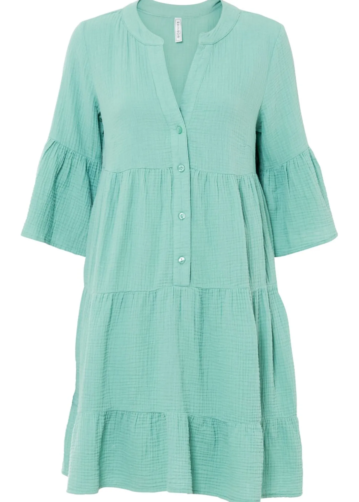 Clearance Vestido tipo túnica de muselina Mujer Vestidos