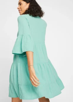 Clearance Vestido tipo túnica de muselina Mujer Vestidos