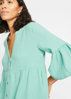 Clearance Vestido tipo túnica de muselina Mujer Vestidos