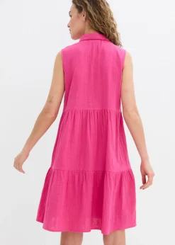 Sale Vestido tipo túnica de muselina ligera Mujer Vestidos