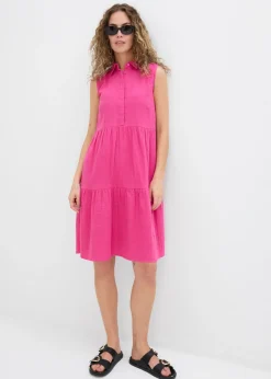 Sale Vestido tipo túnica de muselina ligera Mujer Vestidos