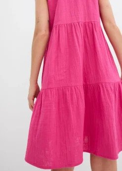 Sale Vestido tipo túnica de muselina ligera Mujer Vestidos
