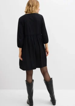 Vestido tipo túnica de viscosa fluida Mujer Vestidos