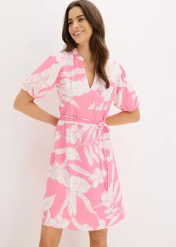 Best Vestido tipo túnica de viscosa fluida Mujer Vestidos|Novedades