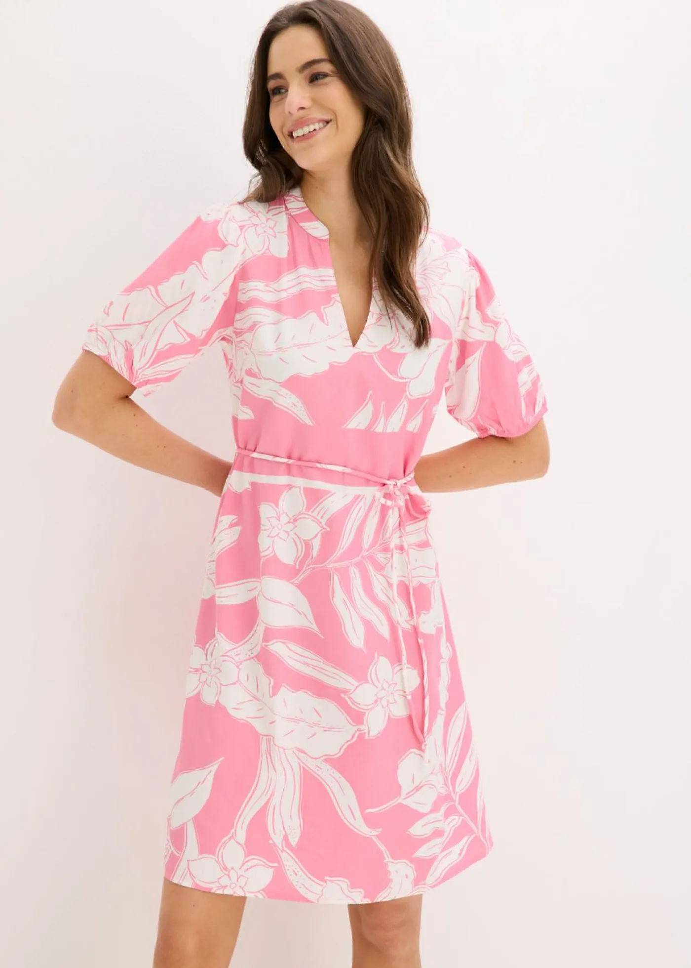 Best Vestido tipo túnica de viscosa fluida Mujer Vestidos|Novedades