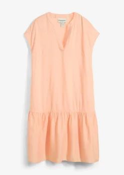 Vestido tipo túnica de viscosa fina Mujer Vestidos