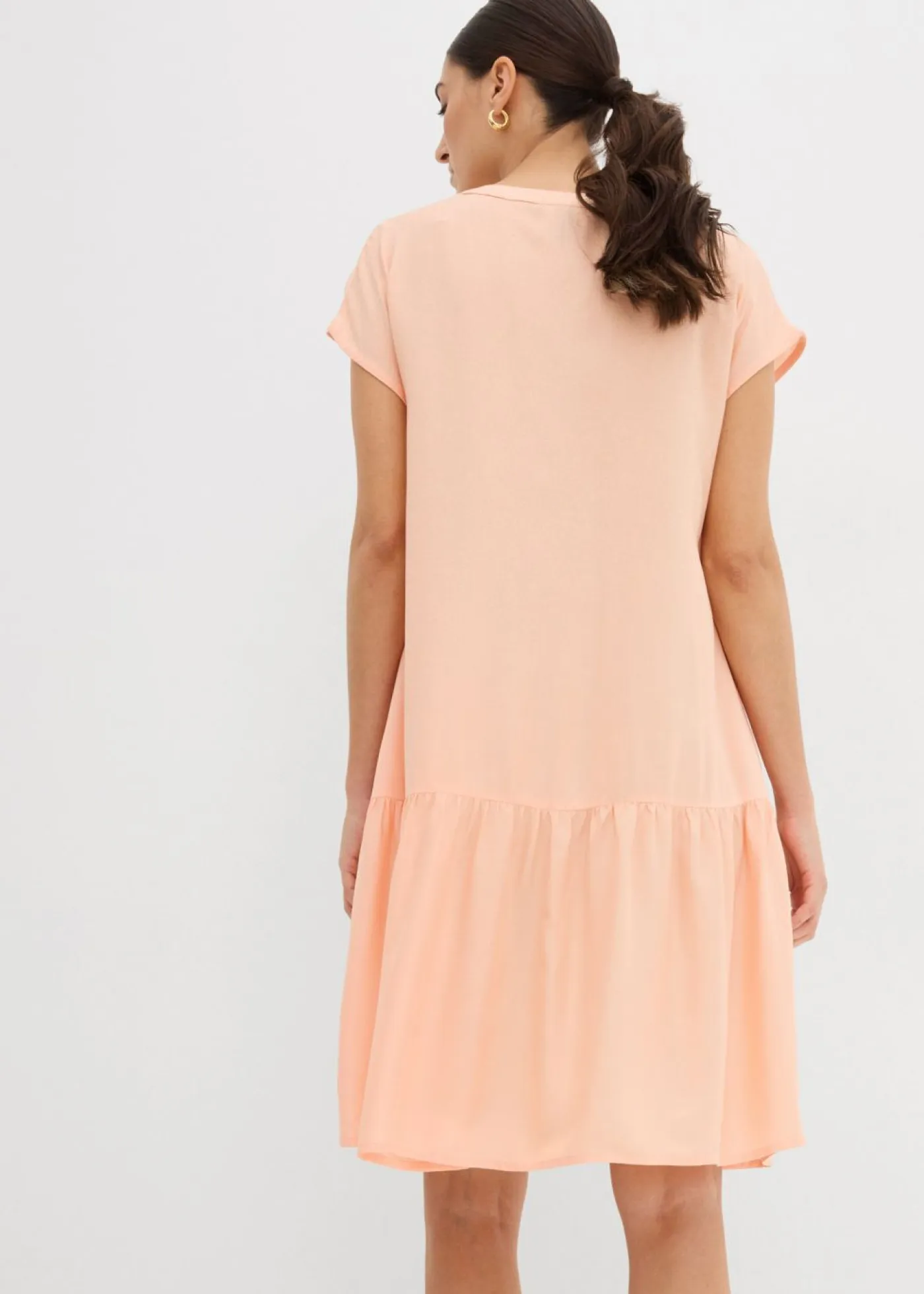 Vestido tipo túnica de viscosa fina Mujer Vestidos