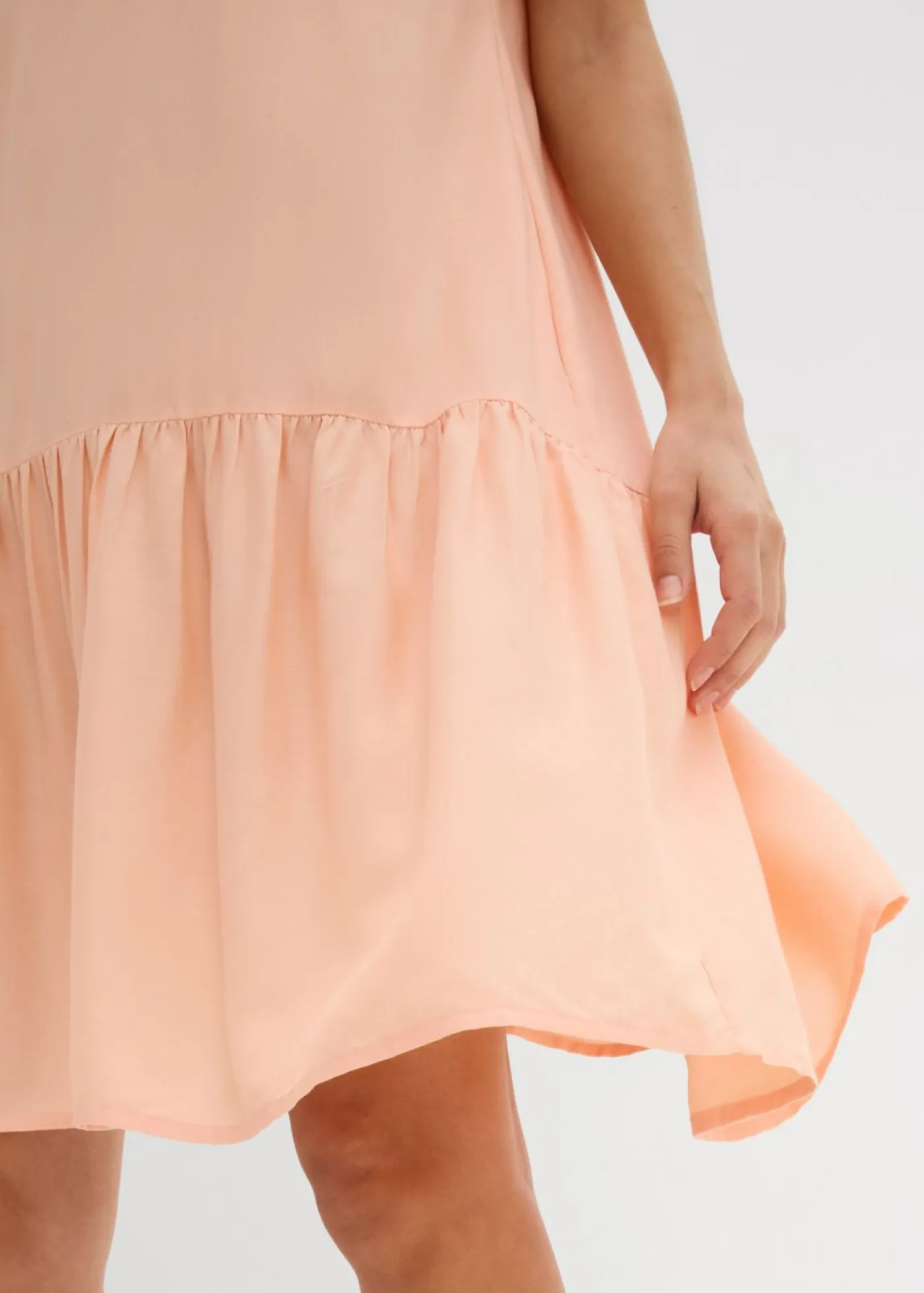 Vestido tipo túnica de viscosa fina Mujer Vestidos