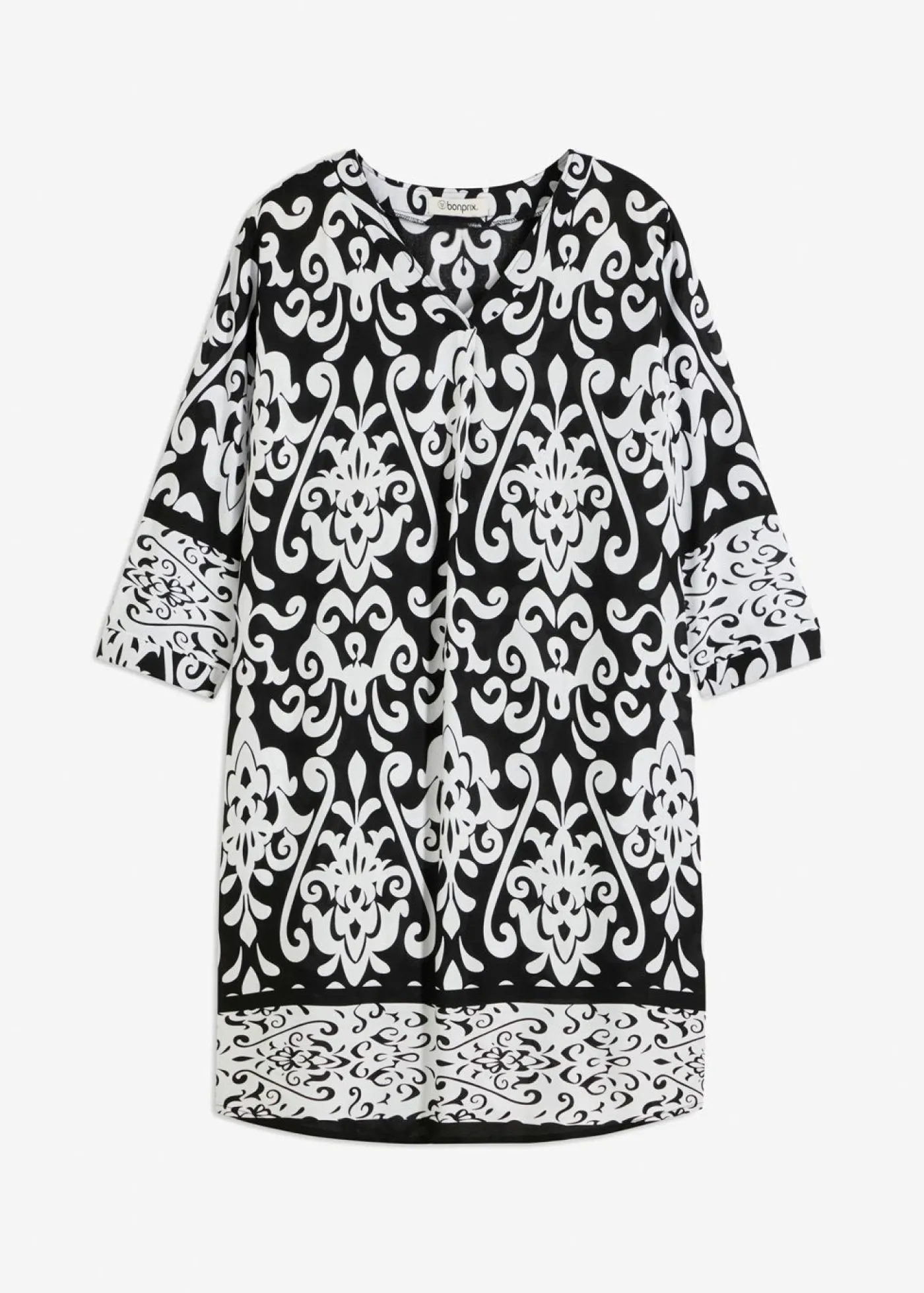 Vestido tipo túnica de viscosa fluida Mujer Vestidos|Novedades