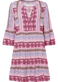 Sale Vestido tipo túnica de viscosa fluida Mujer Vestidos