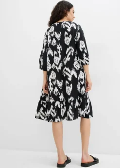 New Vestido tipo túnica de viscosa pura Mujer Conjuntos De Ropa|Vestidos