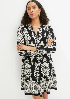 Hot Vestido tipo túnica de viscosa fluida Mujer Vestidos