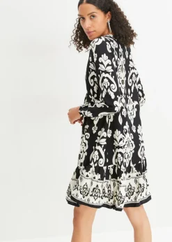 Hot Vestido tipo túnica de viscosa fluida Mujer Vestidos