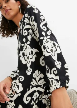 Hot Vestido tipo túnica de viscosa fluida Mujer Vestidos