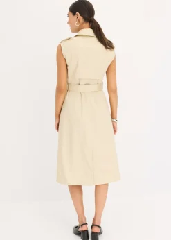 Best Vestido trench con cinturón (2 piezas) Mujer Vestidos