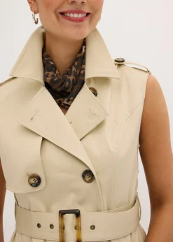 Best Vestido trench con cinturón (2 piezas) Mujer Vestidos