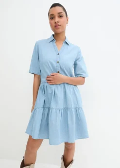 Hot Vestido vaquero Mujer Vestidos