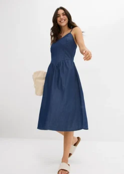 Hot Vestido vaquero Mujer Vestidos