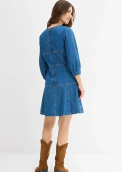 Online Vestido vaquero de algodón puro Mujer Vestidos