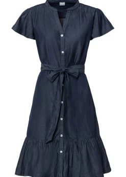 Vestido vaquero de algodón orgánico Mujer Vestidos