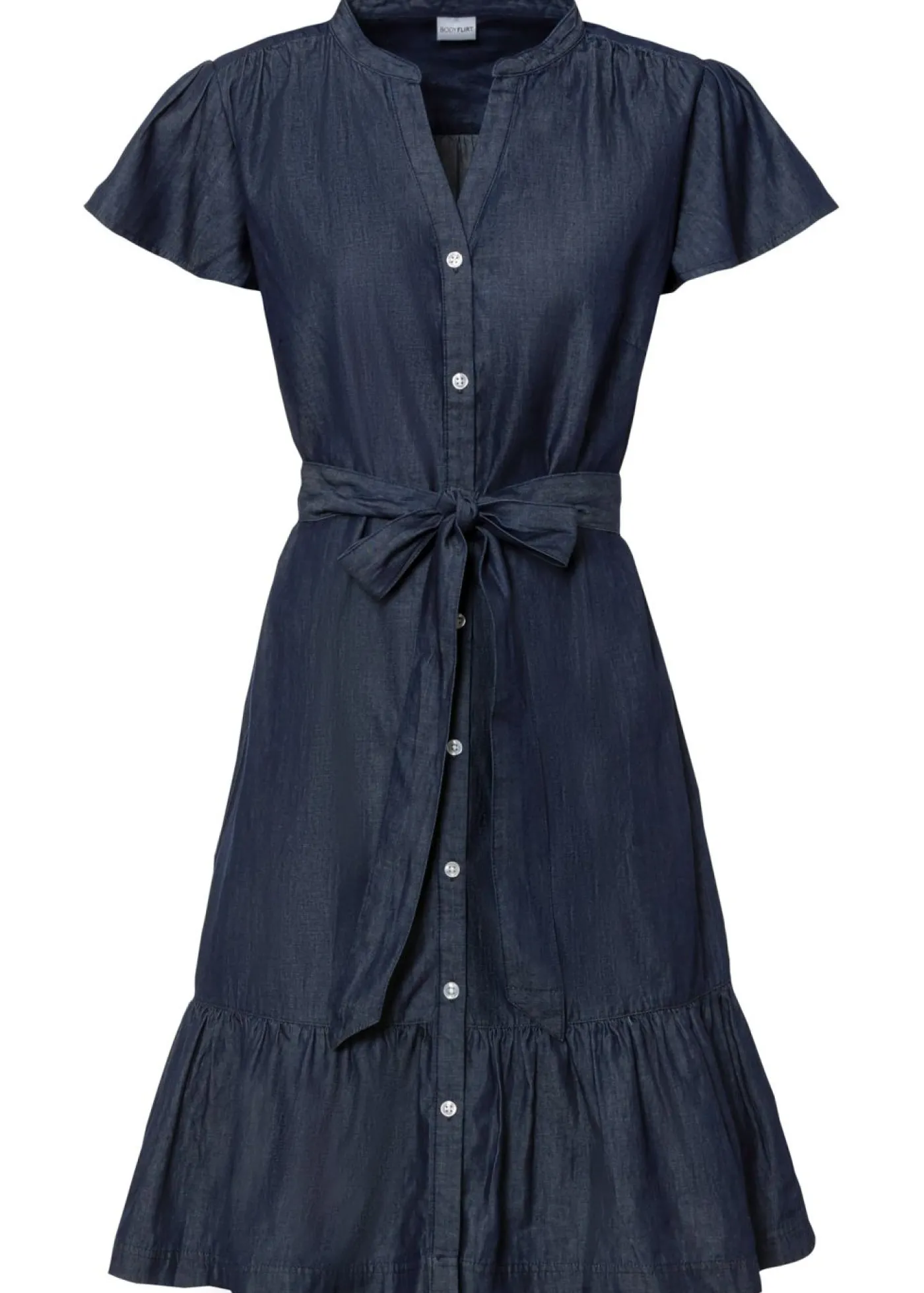 Vestido vaquero de algodón orgánico Mujer Vestidos