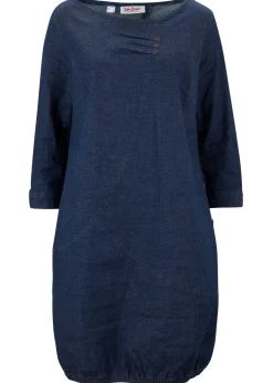 Vestido vaquero elástico Mujer Vestidos