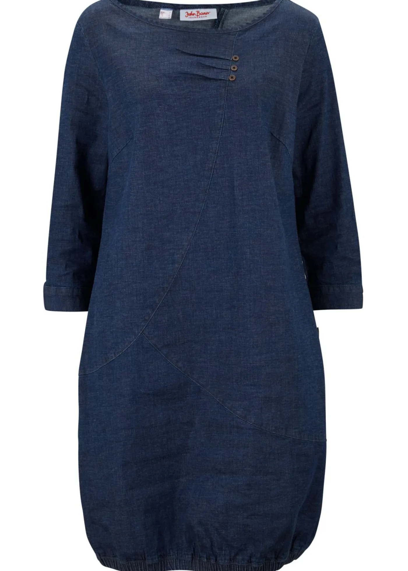 Vestido vaquero elástico Mujer Vestidos