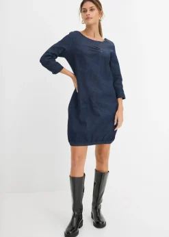 Vestido vaquero elástico Mujer Vestidos