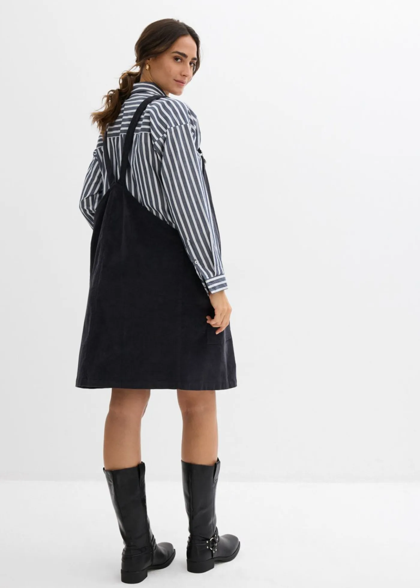 Outlet Vestido-peto premamá de pana de algodón elástico Mujer Premamá
