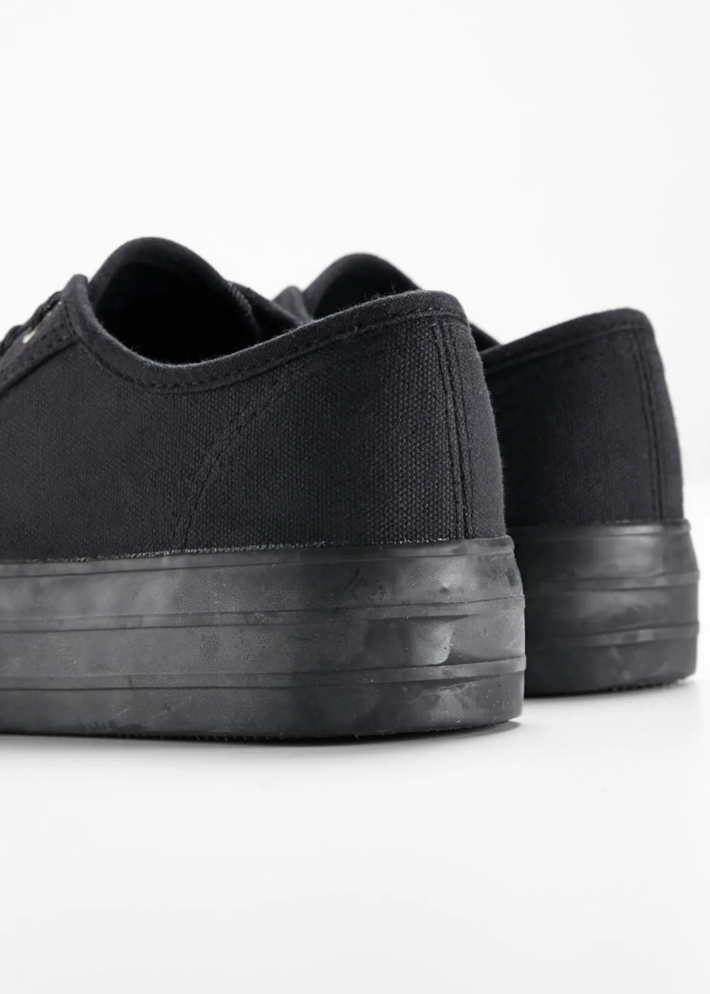 Outlet Zapatillas con plataforma de lona de algodón Mujer Tendencias·Zapatos Veganos|Zapatillas