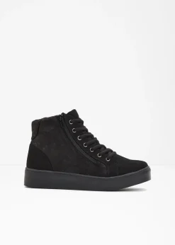 New Zapatillas de caña alta con patrón floral Mujer Tendencias·Zapatos Veganos|Zapatillas