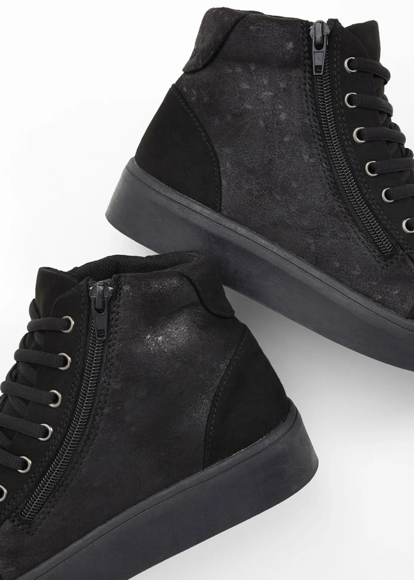 New Zapatillas de caña alta con patrón floral Mujer Tendencias·Zapatos Veganos|Zapatillas