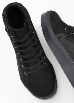 New Zapatillas de caña alta con patrón floral Mujer Tendencias·Zapatos Veganos|Zapatillas